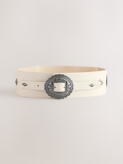 Hueso - Wide Pu Corset Belt - Imagen 5 de 7