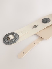 Hueso - Wide Pu Corset Belt - Imagen 6 de 7