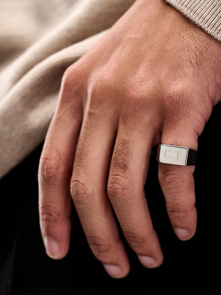 Orelia & Joe Chunky Signet Ring - Image 3 of 3