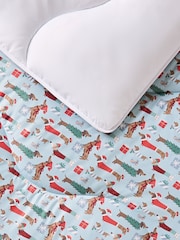 Night Lark Festive Dogs 10.5 Tog Coverless Duvet Set - Image 2 of 6