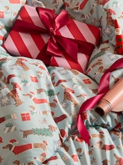 Night Lark Festive Dogs 10.5 Tog Coverless Duvet Set - Image 5 of 6