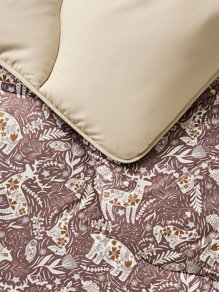 Night Lark Woodland Creatures 10.5 Tog Coverless Duvet Set - Image 2 of 6 Night Lark Woodland Creatures 10.5 Tog Coverless Duvet Set - Image 2 of 6