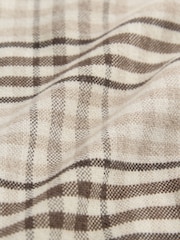 Neutral/Tan Long Sleeve Check Character Shirt (3mths-7yrs) - Image 3 of 4