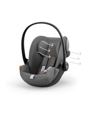 Cybex Lava Grey Baby Cloud G I-size Car Seat - Image 6 of 6