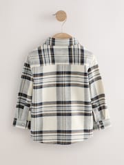 Blue/Ecru Long Sleeve Check Character Shirt (3mths-7yrs) - Image 2 of 4