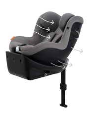 Cybex Lava Grey Sirona Gi Isize Toddler Car Seat - Image 5 of 5
