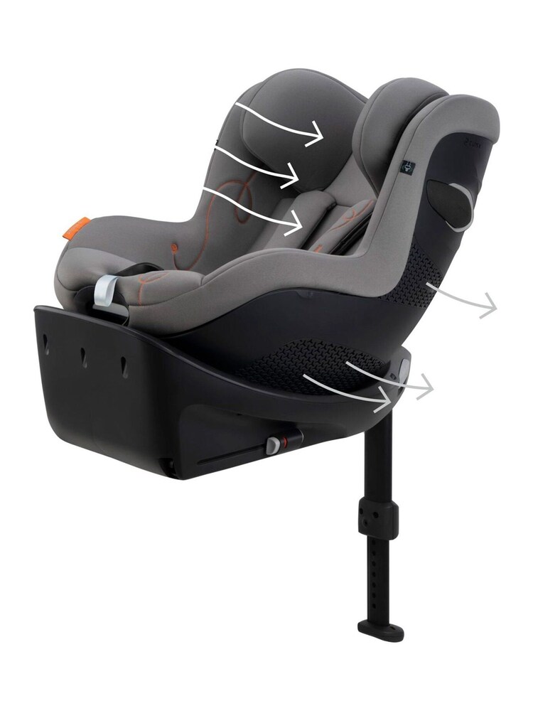 Cybex Lava Grey Sirona Gi Isize Toddler Car Seat - Image 5 of 5