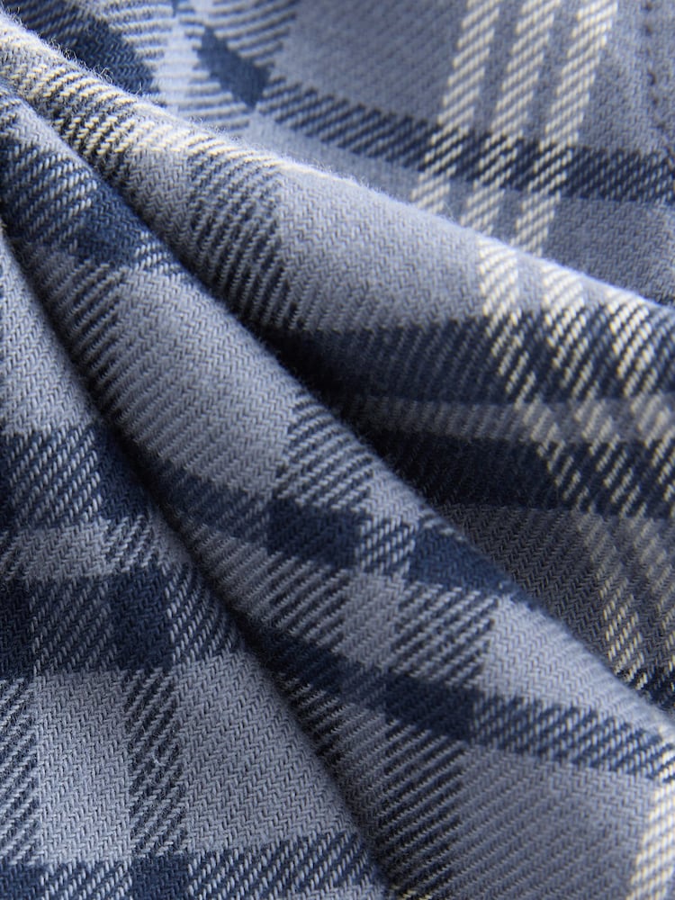 Blue Bear Check Long Sleeve Check Character Shirt (3mths-7yrs) - Image 6 of 7