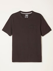 FatFace Cove Chocolate Brown Cove Pocket Tshirt - Image 5 of 5