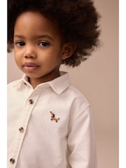Ecru Long Sleeve Corduroy Character Shirt (3mths-7yrs) - Image 3 of 13