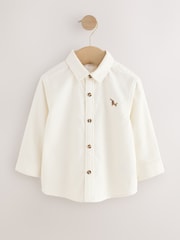 Ecru Long Sleeve Corduroy Character Shirt (3mths-7yrs) - Image 5 of 13