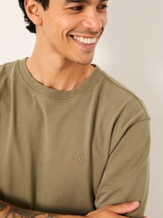 Camiseta FatFace Arne Heavyweight Relaxed Fit - Imagem 3 de 5