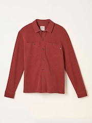 FatFace Terracotta Waffle Shirt - Image 1 of 1
