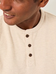 FatFace Nutbourne Henley Oatmeal Nutbourne Henley - Image 3 of 5