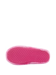 Character Pink Barbie Fluffy Sliders - Image 5 of 5