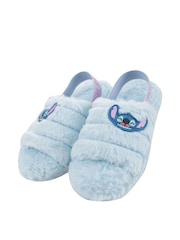 Character Blue Disney Lilo & Stitch Fluffy Sliders - Image 3 of 10