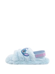 Character Blue Disney Lilo & Stitch Fluffy Sliders - Image 8 of 10