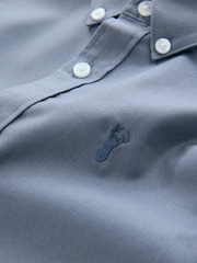 Airforce Blue Single Oxford Shirt (3-16yrs) - Image 7 of 7