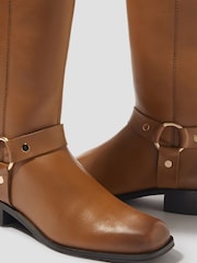 Monsoon Brown Leyla Leather Knee High Boots - Image 3 of 3