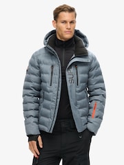 Superdry Blue Ski Fuji Padded Jacket - Image 2 of 4