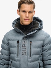 Superdry Blue Ski Fuji Padded Jacket - Image 4 of 4