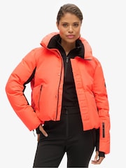 Superdry Pink Ski Slalom Puffer Jacket - Image 1 of 4
