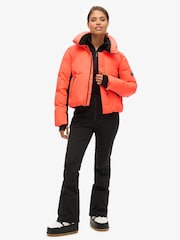 Superdry Pink Ski Slalom Puffer Jacket - Image 4 of 4