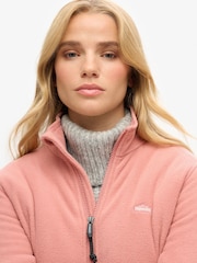 Superdry Pink Polar Fleece Full Zip Jacket - Image 4 of 4