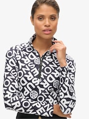 Superdry Black Ski Base Layer Half Zip Top - Image 3 of 3