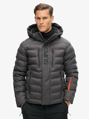 Superdry Grey Ski Fuji Padded Jacket - Image 1 of 4