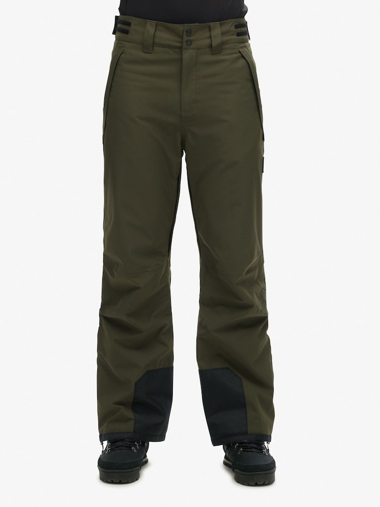 Superdry Green Freestyle Core Ski Trousers - Image 3 of 4