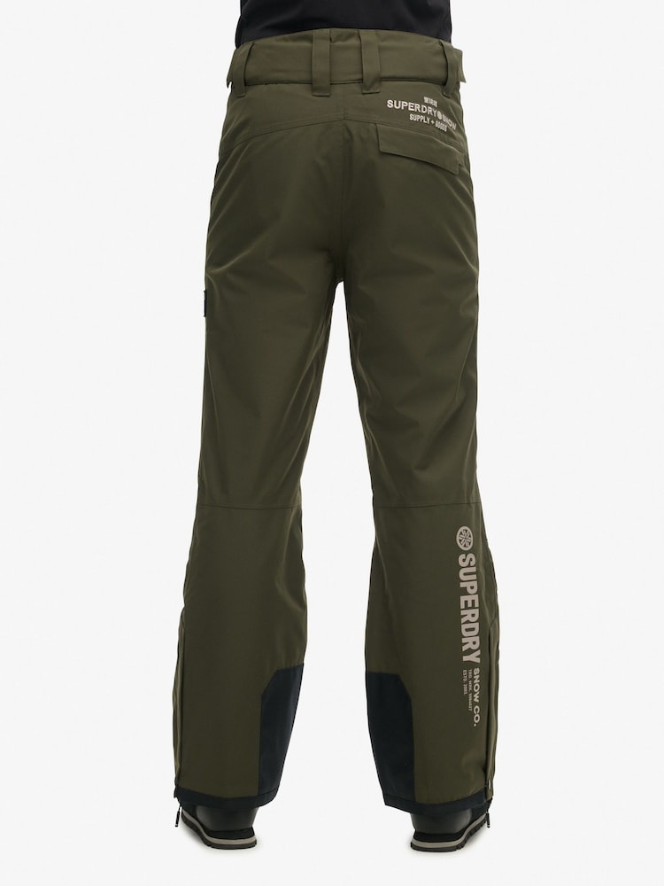 Superdry Green Freestyle Core Ski Trousers - Image 4 of 4