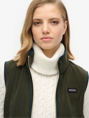Superdry Green Estate Fleece Gilet - Image 4 of 4