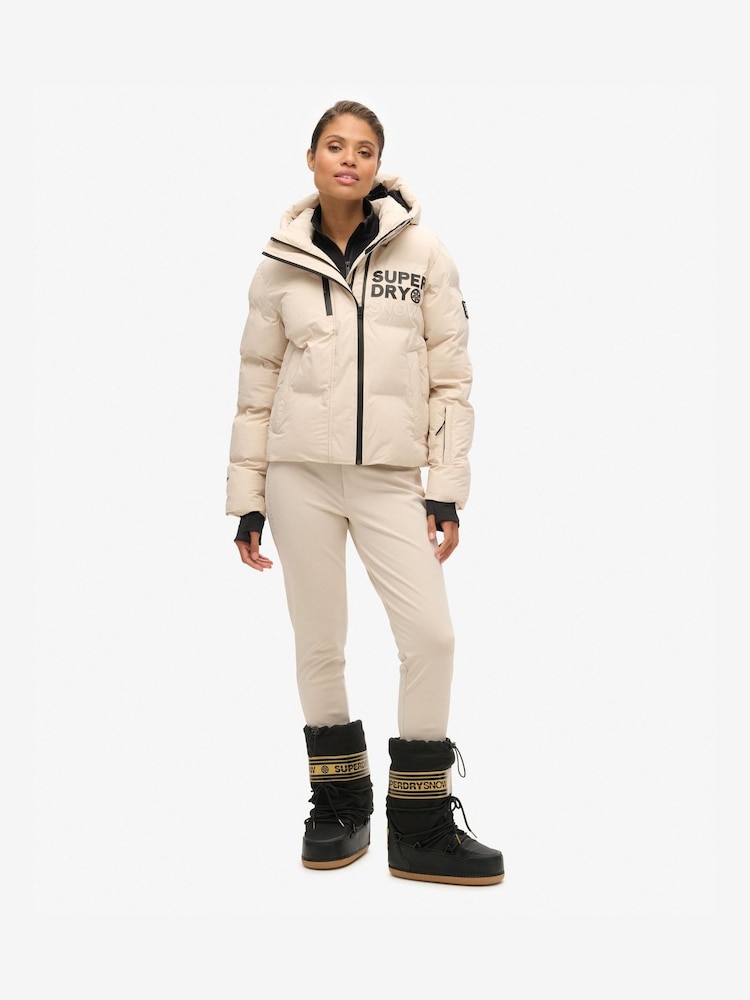 Superdry Hooded Ski Boxy Puffer Jacket - Image 3 of 4
