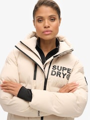 Superdry Hooded Ski Boxy Puffer Jacket - Image 4 of 4