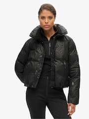 Superdry Black Ski Slalom Puffer Jacket - Image 2 of 4
