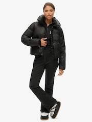 Superdry Black Ski Slalom Puffer Jacket - Image 3 of 4