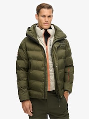 Superdry Green Ski Sport Puffer Jacket - Image 1 of 4
