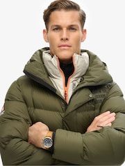 Superdry Green Ski Sport Puffer Jacket - Image 4 of 4