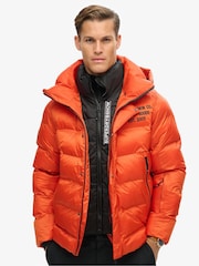 Orange - Superdry Ski Sport Wattierte Jacke - Bild 2 von 4