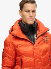 Orange - Superdry Ski Sport Wattierte Jacke - Bild 4 von 4