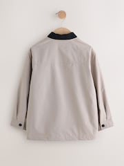 Taupe Bomber Shacket and T-Shirt Set 2 Piece (3mths-7yrs) - Image 4 of 6
