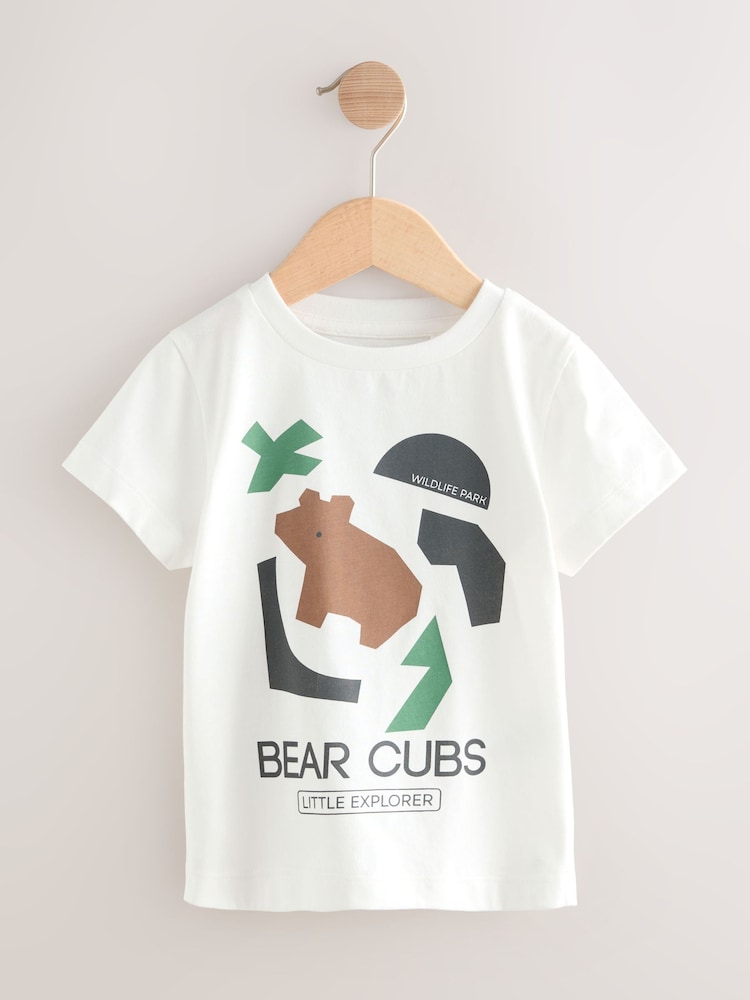 Khaki Green Hooded Overshirt and T-Shirt Set 2 Piece (3mths-7yrs) - Image 9 of 9