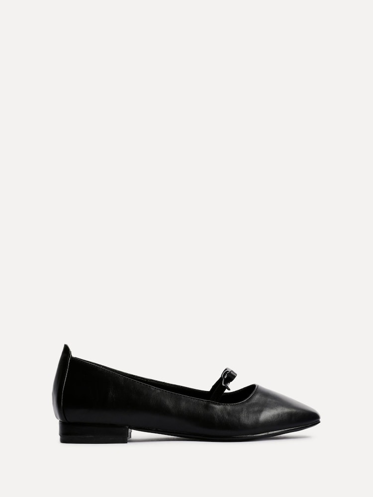 Linzi Black Cressida Ballet Pumps With Bow Detail - Image 2 of 5