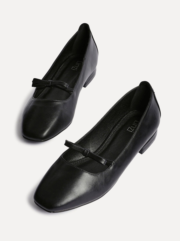 Linzi Black Cressida Ballet Pumps With Bow Detail - Image 5 of 5