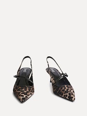 Linzi Animal Timeless Court Heels With Bow Detail - Image 4 of 5