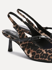 Linzi Animal Timeless Court Heels With Bow Detail - Image 5 of 5