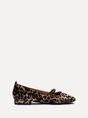 Linzi Animal Cressida Ballet Pumps With Bow Detail - Image 2 of 5
