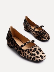 Linzi Animal Cressida Ballet Pumps With Bow Detail - Image 5 of 5