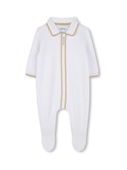 BOSS White Baby Sleepsuit Set - Image 1 of 6